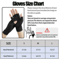 Arthritis Gloves for Men Women, Compression Copper Fiber Anti Slip