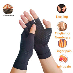 Arthritis Gloves for Men Women, Compression Copper Fiber Anti Slip