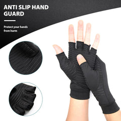 Arthritis Gloves for Men Women, Compression Copper Fiber Anti Slip