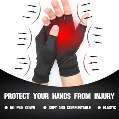 Arthritis Gloves for Men Women, Compression Copper Fiber Anti Slip