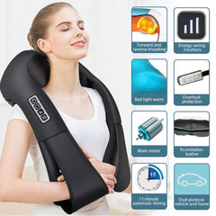 Multifunctional Electric Neck Back Massager with Soothing Heat