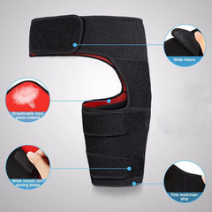 1 /2 Pcs Unisex Adjustable Hip Brace Thigh Compression Sleeve