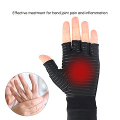 Arthritis Gloves for Men Women, Compression Copper Fiber Anti Slip