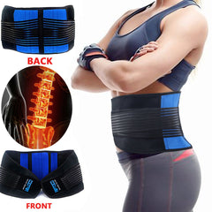 Breathable Mesh Lumbar Support Belt with 6 Stays for Men Women Protect